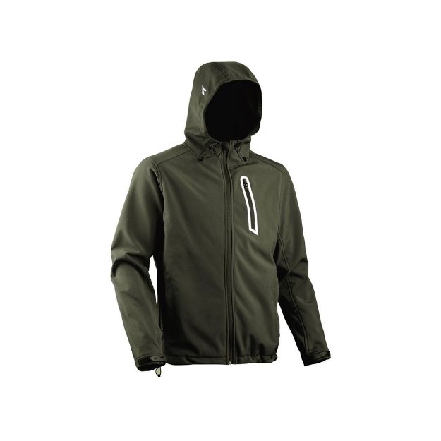 Immagine di Diadora Giacca Softshell Sail Verde Mil. - 159632L-70226